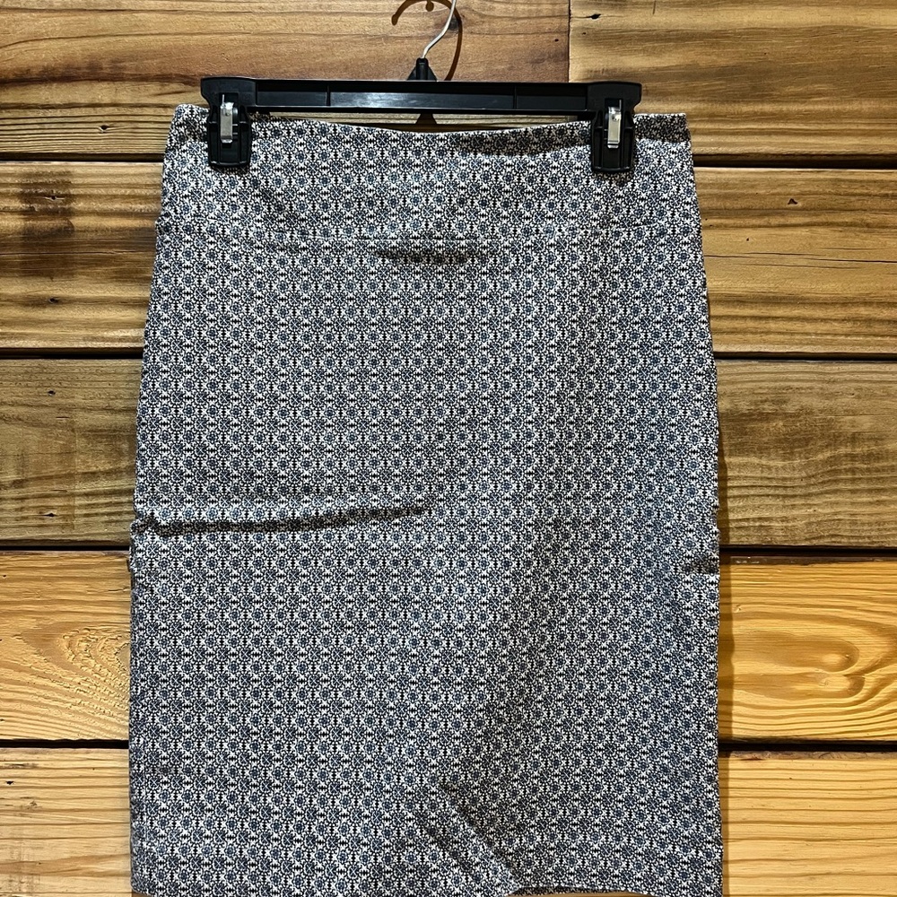 Margaret M Geometric Pencil Skirt